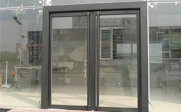 兴庆玻璃地弹门